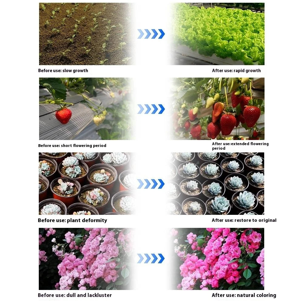 Style G Round Shape Sunlight Simulation Plant Grow Light VEG and BLOOM Full Brightness Desktop LED Growing Lamp, EU Plug - 7