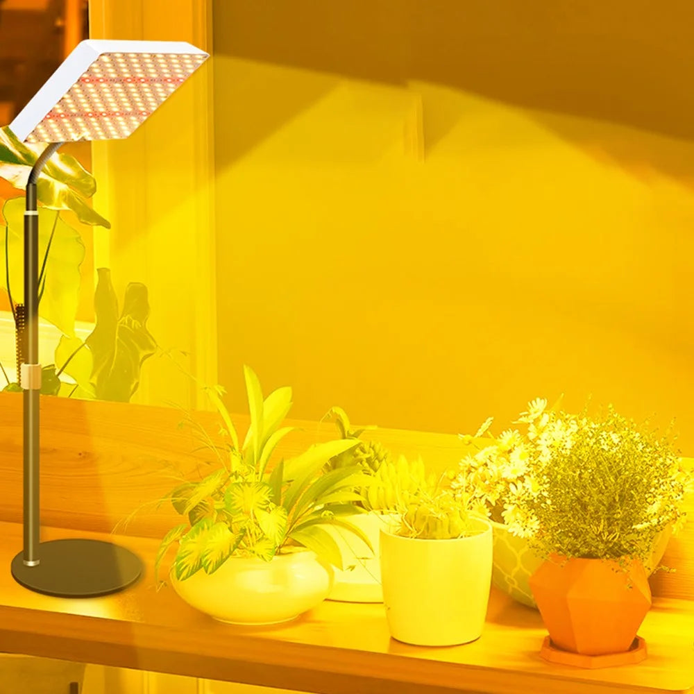 Style G Square Shape Sunlight Simulation Plant Grow Light VEG and BLOOM Segmented Desktop LED Growing Lamp, EU Plug - 3