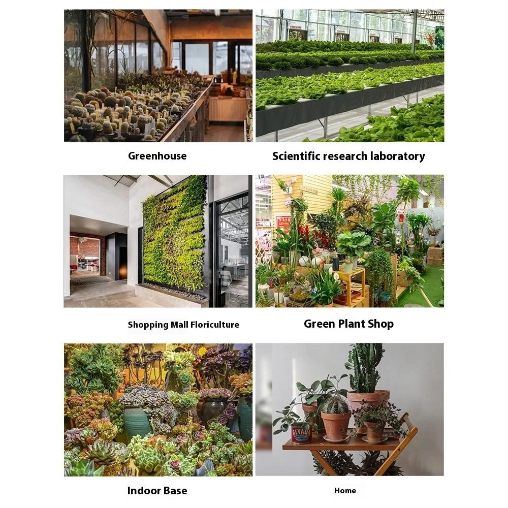 Style G Square Shape Sunlight Simulation Plant Grow Light with Hanging Wire VEG and BLOOM Full Brightness LED Growing Lamp, EU Plug - 7