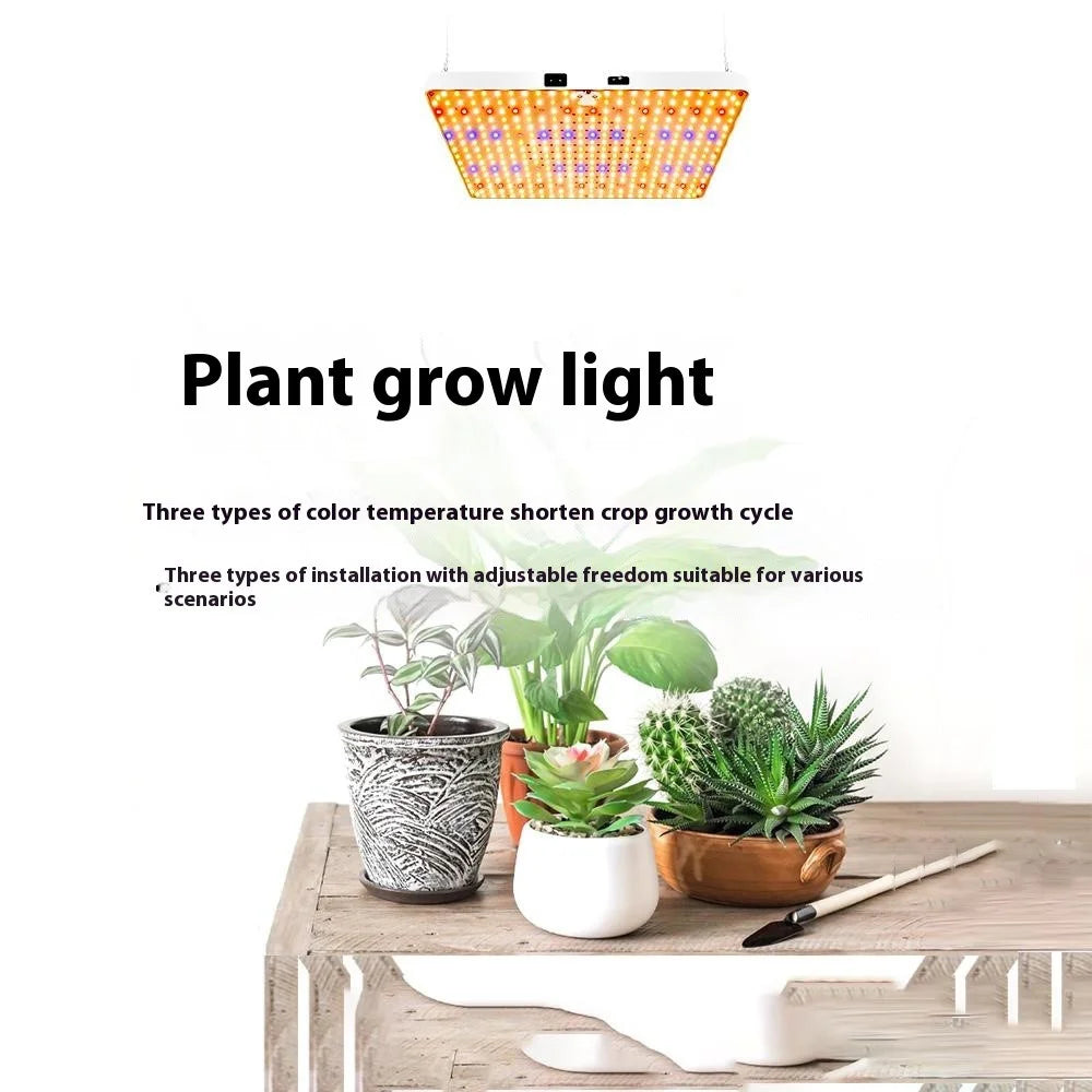 Style G Rectangular Sunlight Simulation Plant Grow Light with Hanging Wire VEG and BLOOM Full Brightness LED Growing Lamp, EU Plug - 2