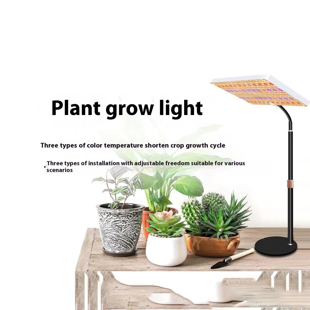 Style G Rectangular Sunlight Simulation Desktop Plant Grow Light VEG and BLOOM Full Brightness LED Growing Lamp, EU Plug - 2