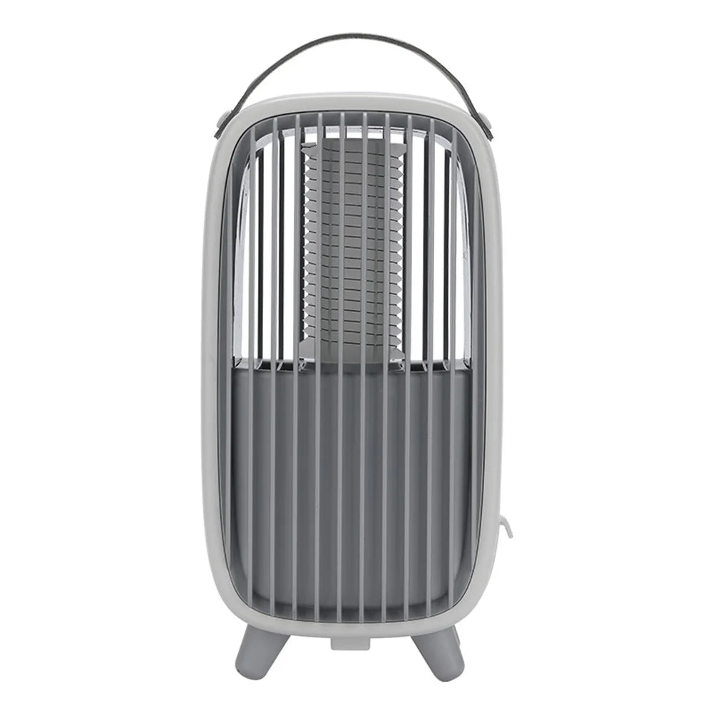 WT-M2 UV Light Mosquito Trap Lamp Retro Bedside Bedroom Photocatalyst Electric Shock Mosquito Killer - Grey - 1