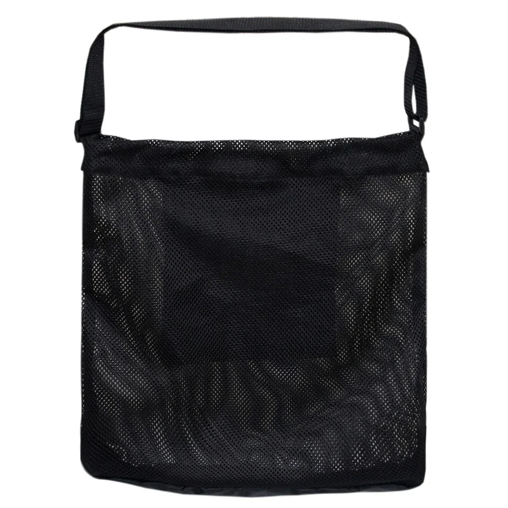 844801 Outdoor Gardening Oxford Cloth Breathable Mesh Mushroom Picking Storage Bag, 45x42cm - Black - 2