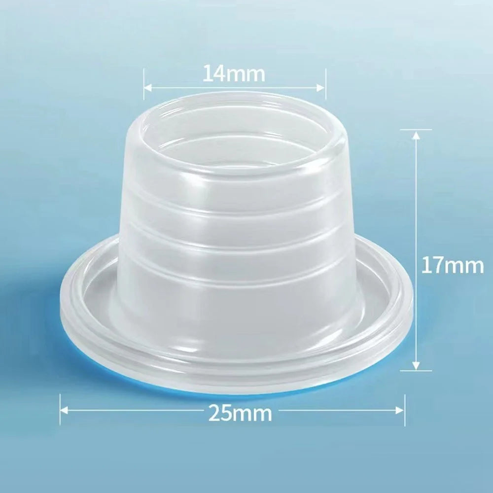 30Pcs Faucet Triangle Valve Leak-Proof Sealing Gasket Faucet Plumbing Silicone Seal Ring Washers - Transparent - 7