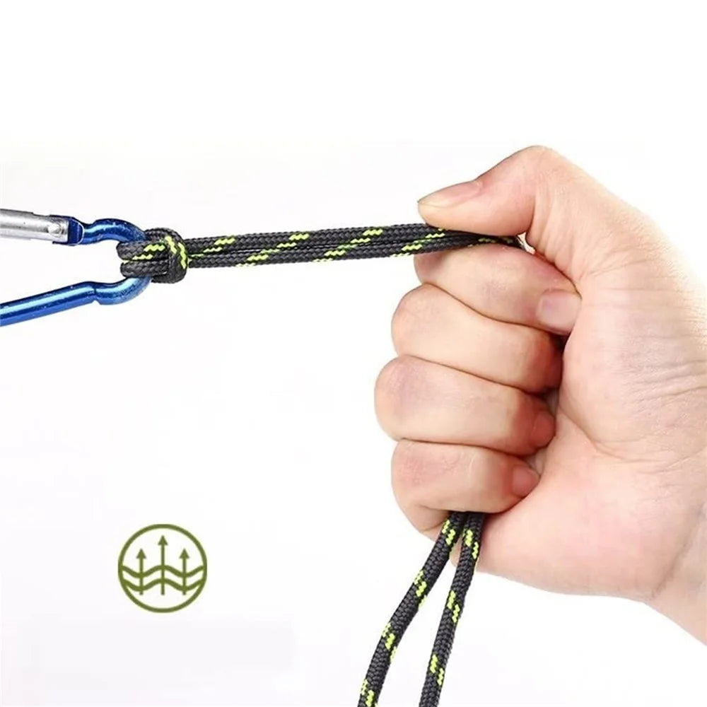 1 Pair 100cm Martin Boots Hiking Shoe Laces Round Wear-Resistant Polyester Shoelace Rope - Black+White - 3
