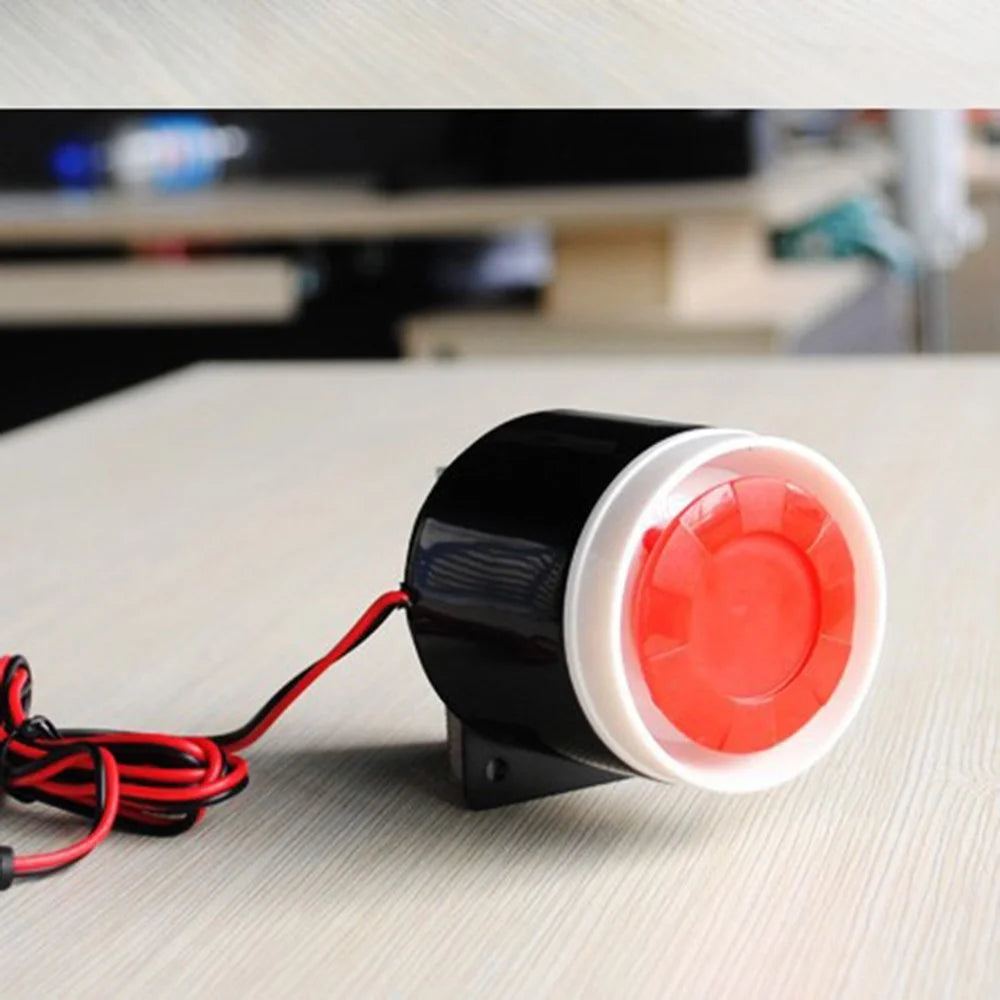 Anti-Theft Alarm Horn 120dB Wired Security Siren for Home Protection High Volume Warning Speaker - 6