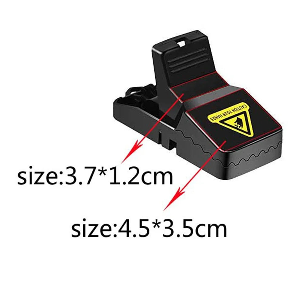 6Pcs Highly Sensitive Mouse Snap Trap Plastic Reusable Home Rodent Catcher - 7