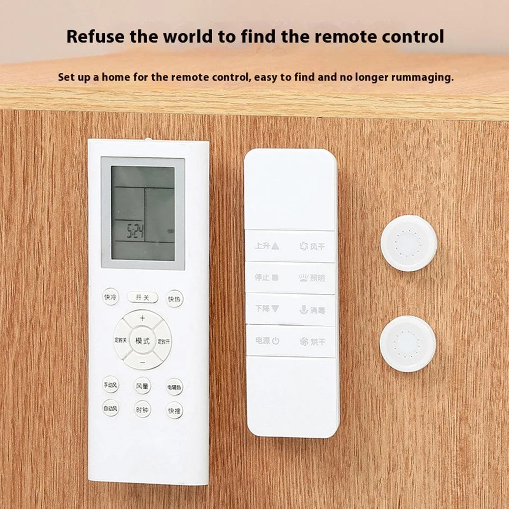 Remote Control Magnetic Holder Adhesive Wall Mount Power Strip Remote Controller Organizer - 4