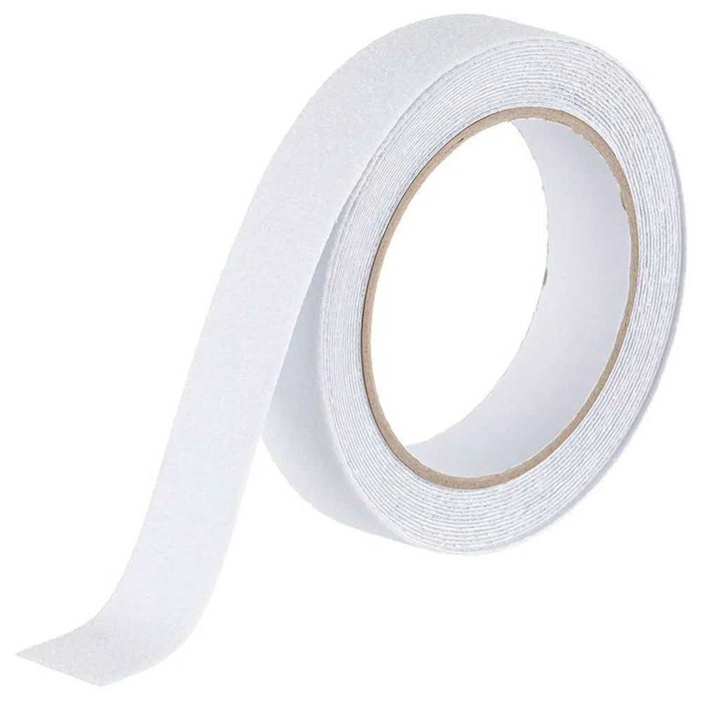 2.5cm PVC Anti Slip Tape Adhesive Safety Traction Tape Indoor Outdoor Sticker for Stair Floor , Length 5m - Transparent - 1