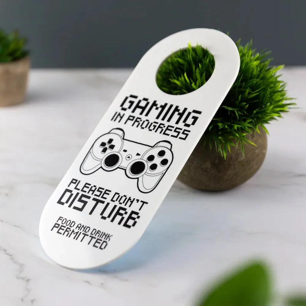 Please Don't Disturb Door Hanger Sign Acrylic Door Plate For Bedroom  /  Game Room Home Decor - 2