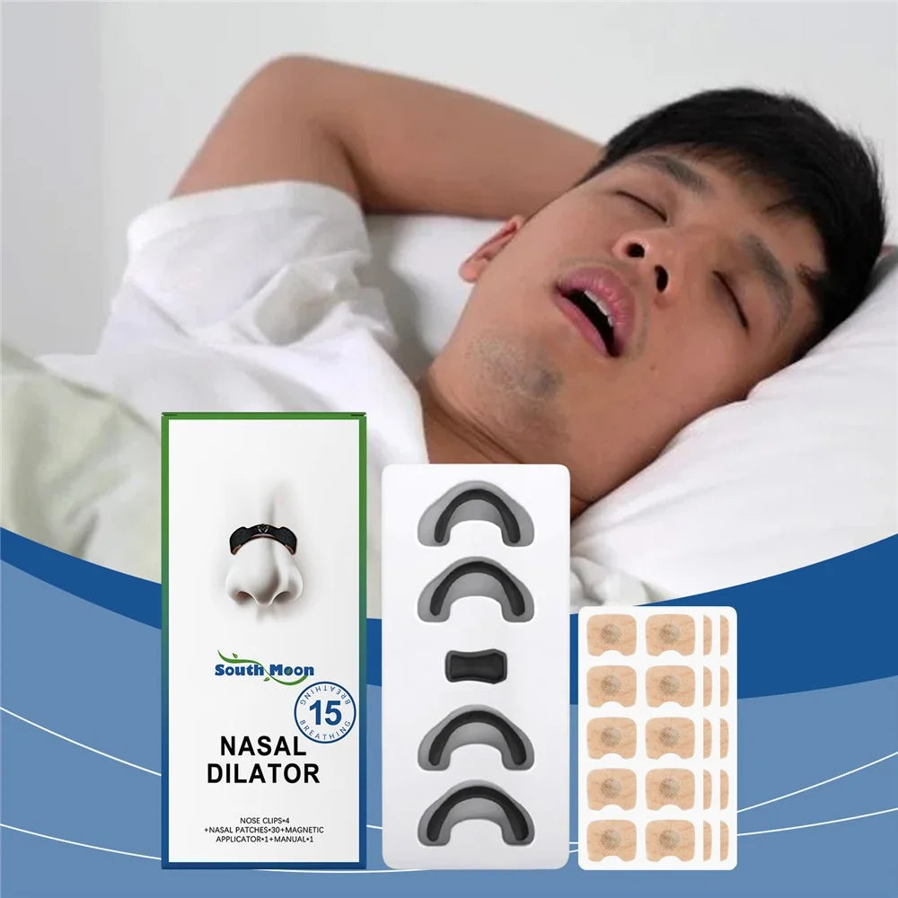 SOUTH MOON SO-B07-0334-03 Nasal Dilator Care Kit Anti Snoring Sleep Aid Relief Nasal Discomfort Tool - 2