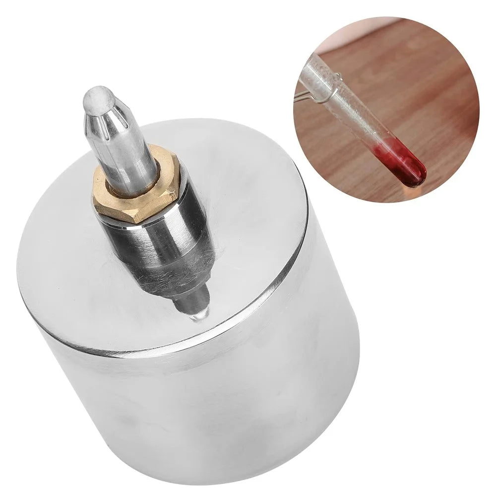 Stainless Steel Alcohol Lamp 200ml Sealed Leakproof Anti-Explosion Laboratory Burner - 7