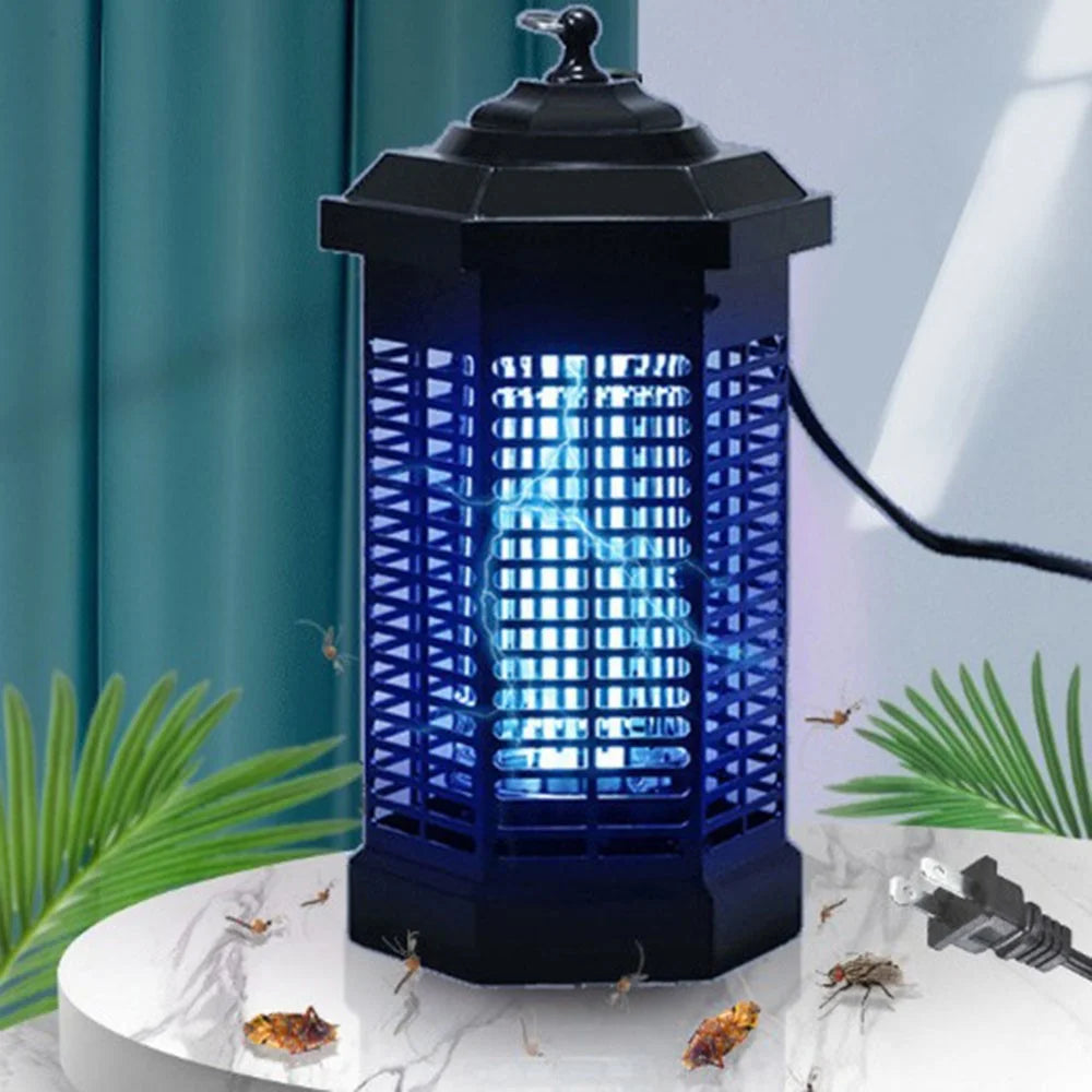 Outdoor Waterproof UV Mosquito Killer Lamp High Pressure Photocatalyst Insect Trap Light, EU Plug - 1