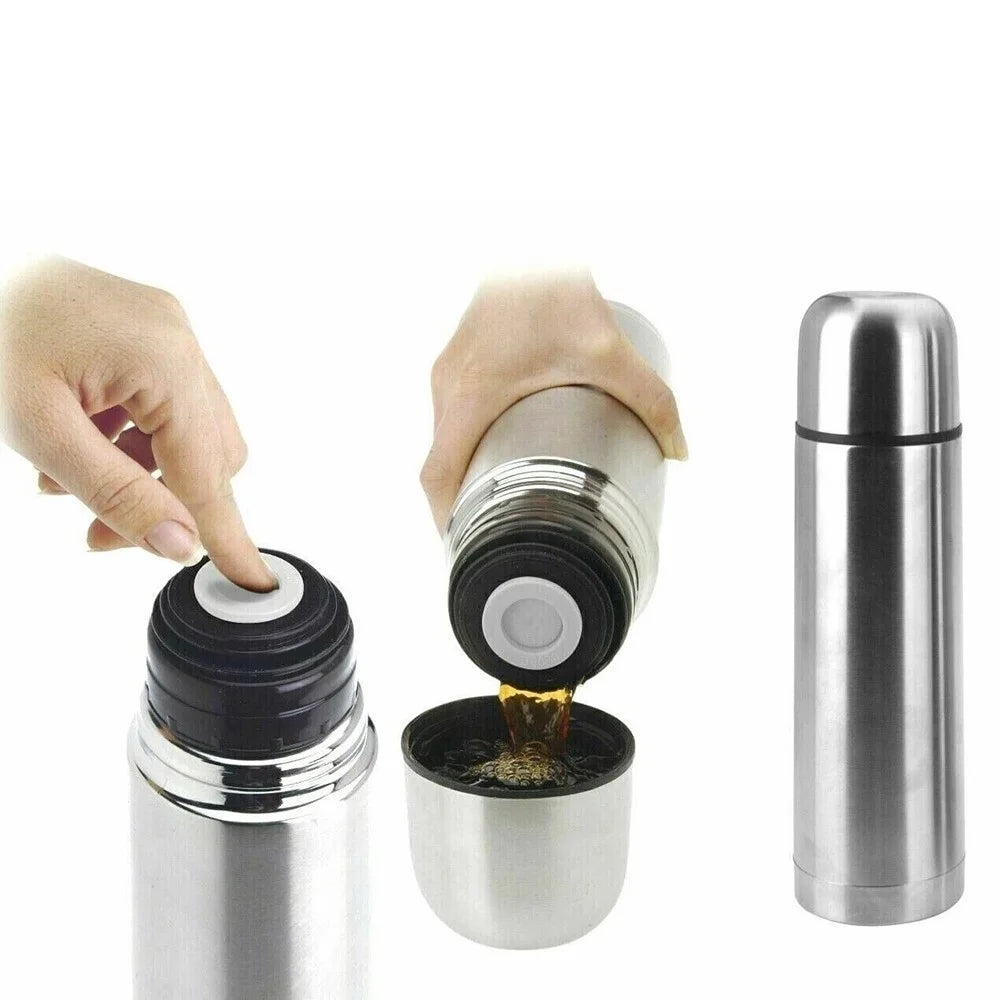 500ml Stainless Steel Vacuum Insulated Kettle Thermal Water Bottle for Travel Outdoor (BPA Free, No FDA) - 6