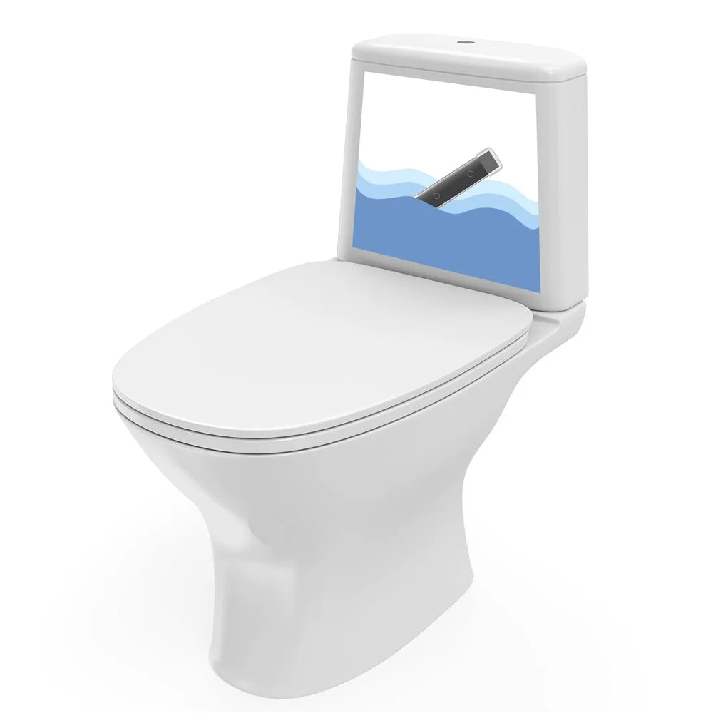 3Pcs Magnetic Toilet Cleaning Stick PC Long Strip Stain Remover Bathroom Tank Cleaning Supplies - 5