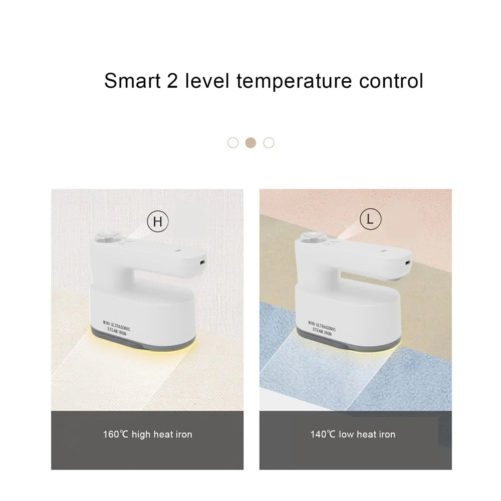 Mini Wireless Charging Electric Iron Portable Handheld Steamer Dry Wet Ironing Machine for Home Travel Business Trip - 6