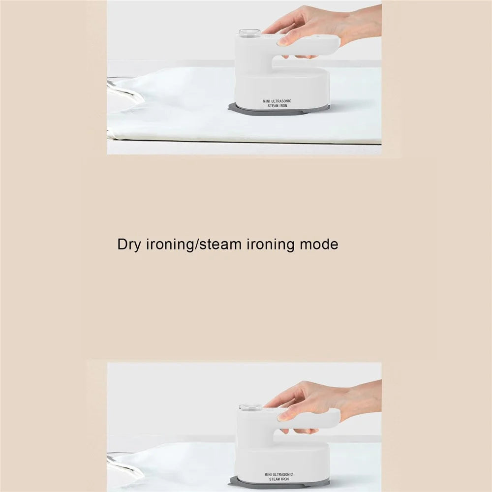 Mini Wireless Charging Electric Iron Portable Handheld Steamer Dry Wet Ironing Machine for Home Travel Business Trip - 7