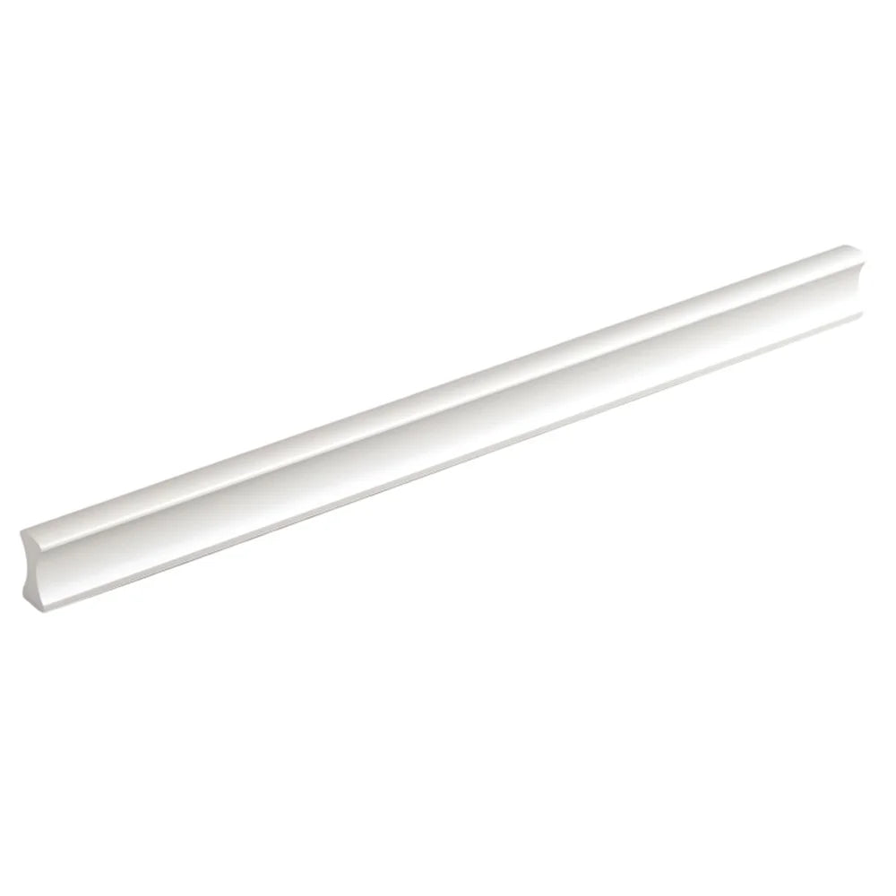 Drawer Pull 256mm Hole Center, 300mm Length Aluminum Alloy Kitchen Cabinet Handle Furniture Hardware - Matte Silver - 1