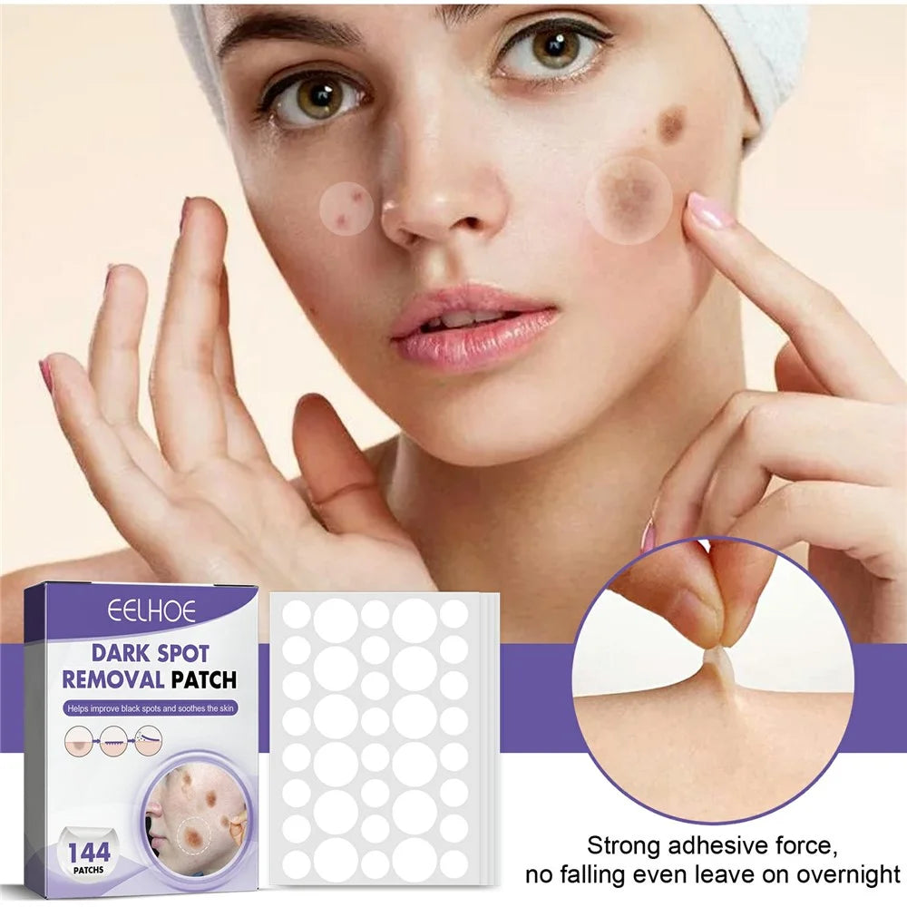 EELHOE 144Pcs Spot Treatment Patches Dark Spot Remover Skin Brightening Stickers, EEA08-A113-144-VT1 - 5