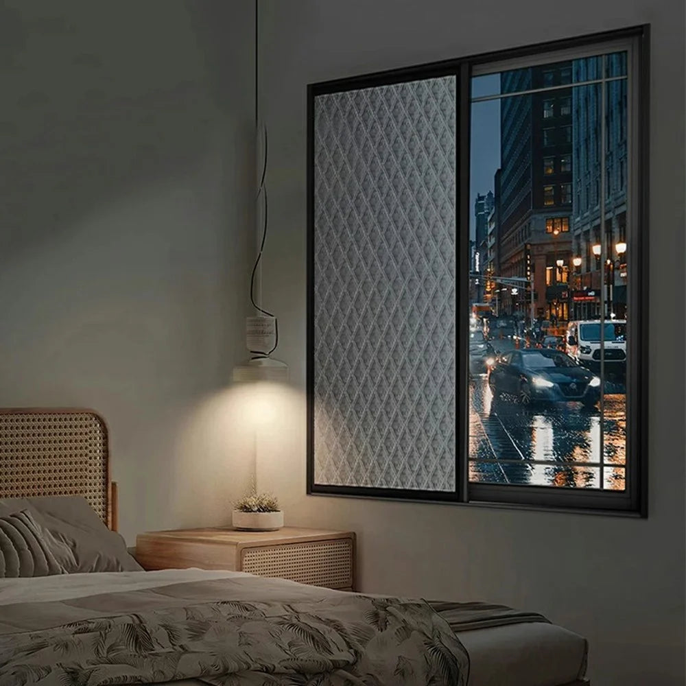 100 x 120cm Graphene Thermal Insulation Window Curtain Winter Self Adhesive Windproof Window Barrier - 6