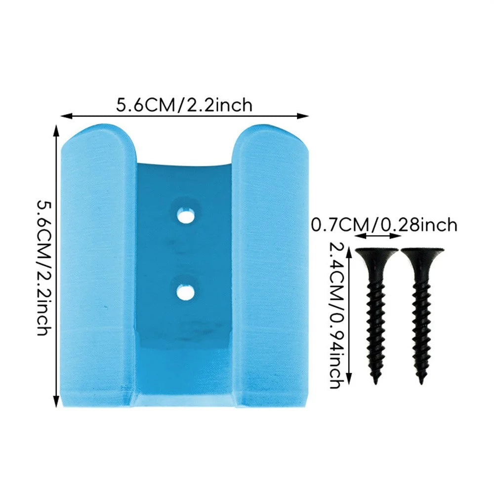 Outdoor Hose Holder Garden Wall Fence Mounted Water Pipe Fixing Plastic Bracket - 6