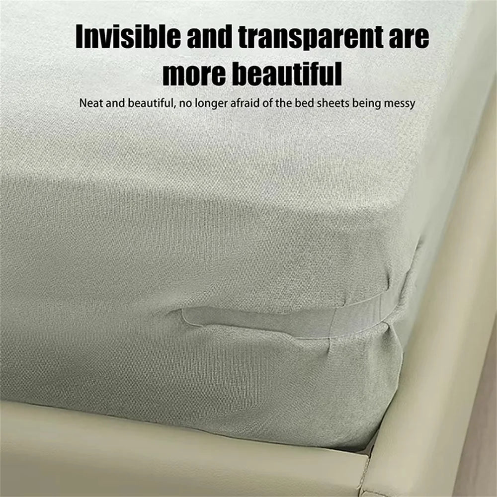 4Pcs Bed Sheet Fasteners Multi-Function Small Sheet Straps Anti-Slip Clip Holders - White - 5