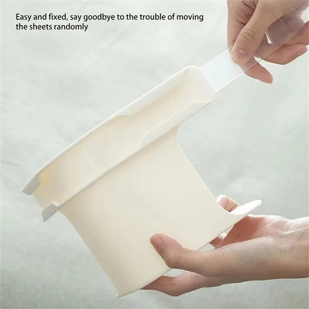 4Pcs Bed Sheet Fasteners Multi-Function Small Sheet Straps Anti-Slip Clip Holders - White - 6