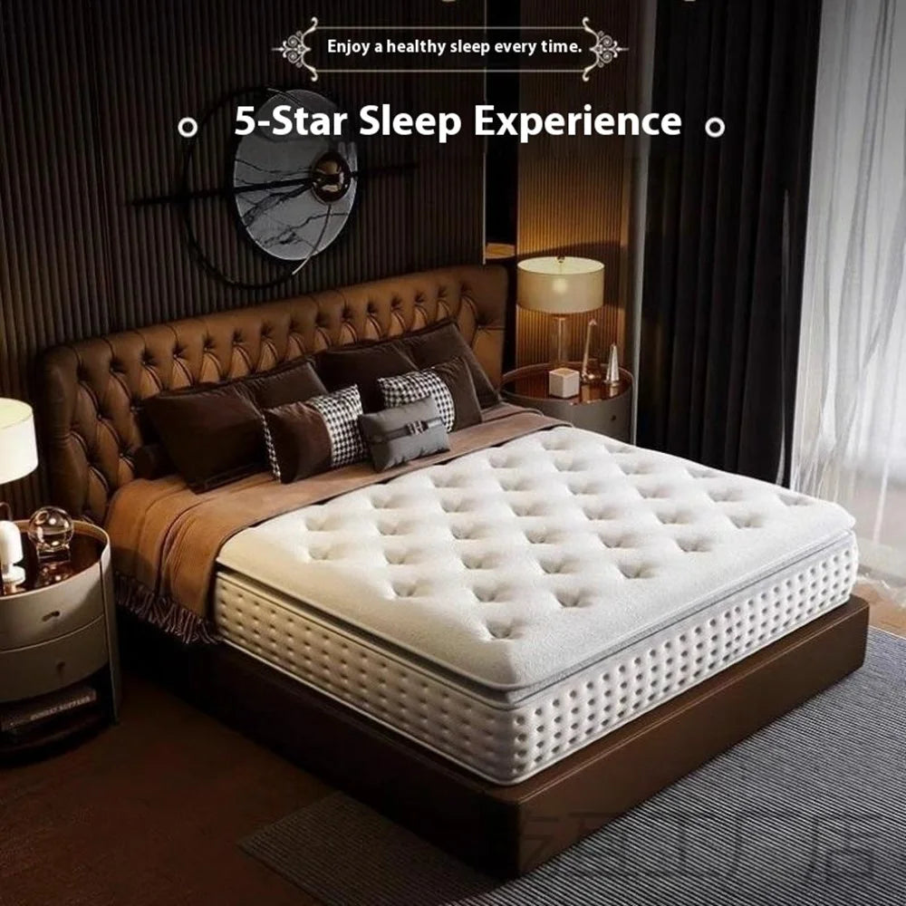1000mm x 2000mm 24cm Thickness Breathable Fabric Spring Mattress Spine Protection Memory Foam Sleeping Pad - 2
