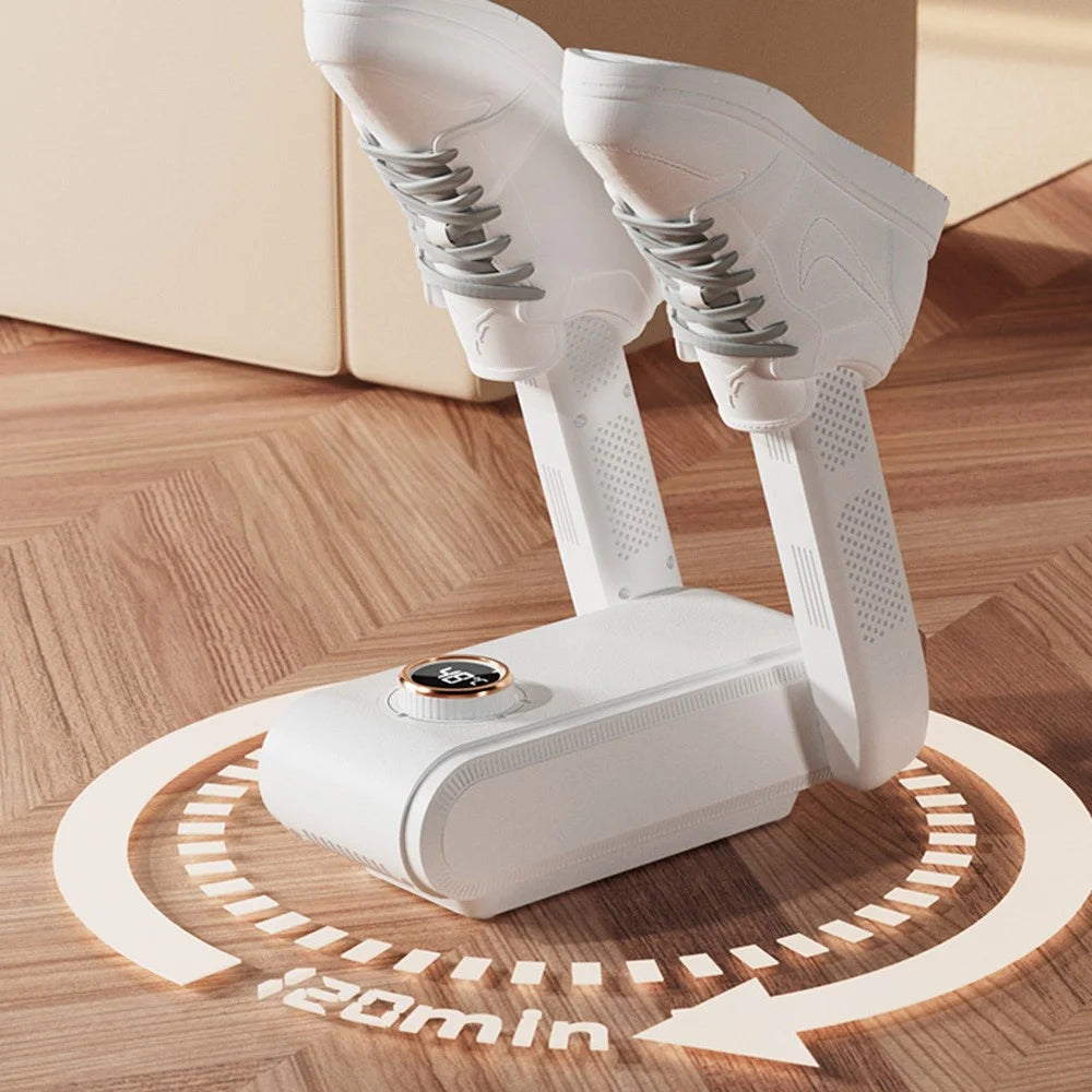 Dual Arms Intelligent Timer Shoe Dryer Quick Drying Dehumidification Foldable Shoes Drying Machine, EU Plug - 2