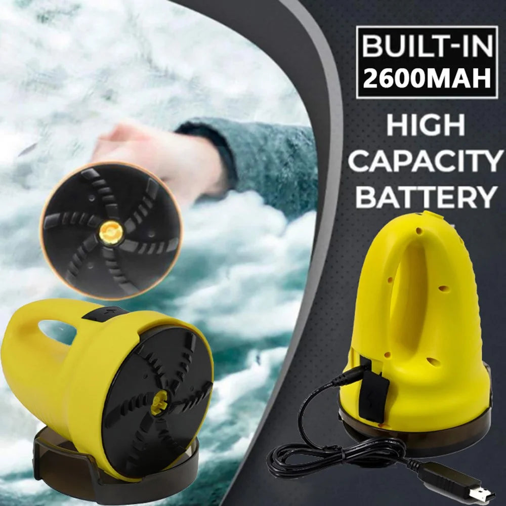 Electric Snow Scraper for Car Windshield Defroster Ice and Snow Remover Automotive Cleaning Tool - Yellow - 2