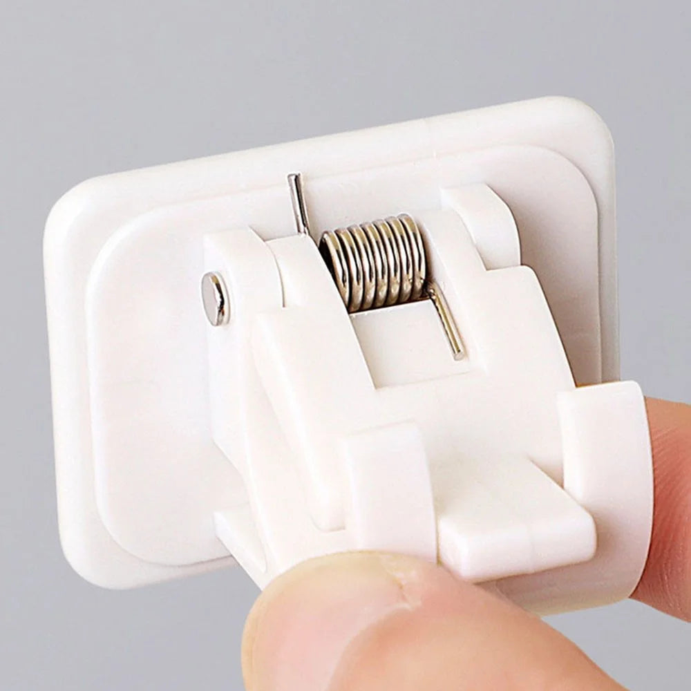 40-70CM Bathroom Towel Curtain Rod Telescopic Expandable Tension Rod Wardrobe Clothes Hanger Pole with 2 Rod Holder Hooks - White - 6