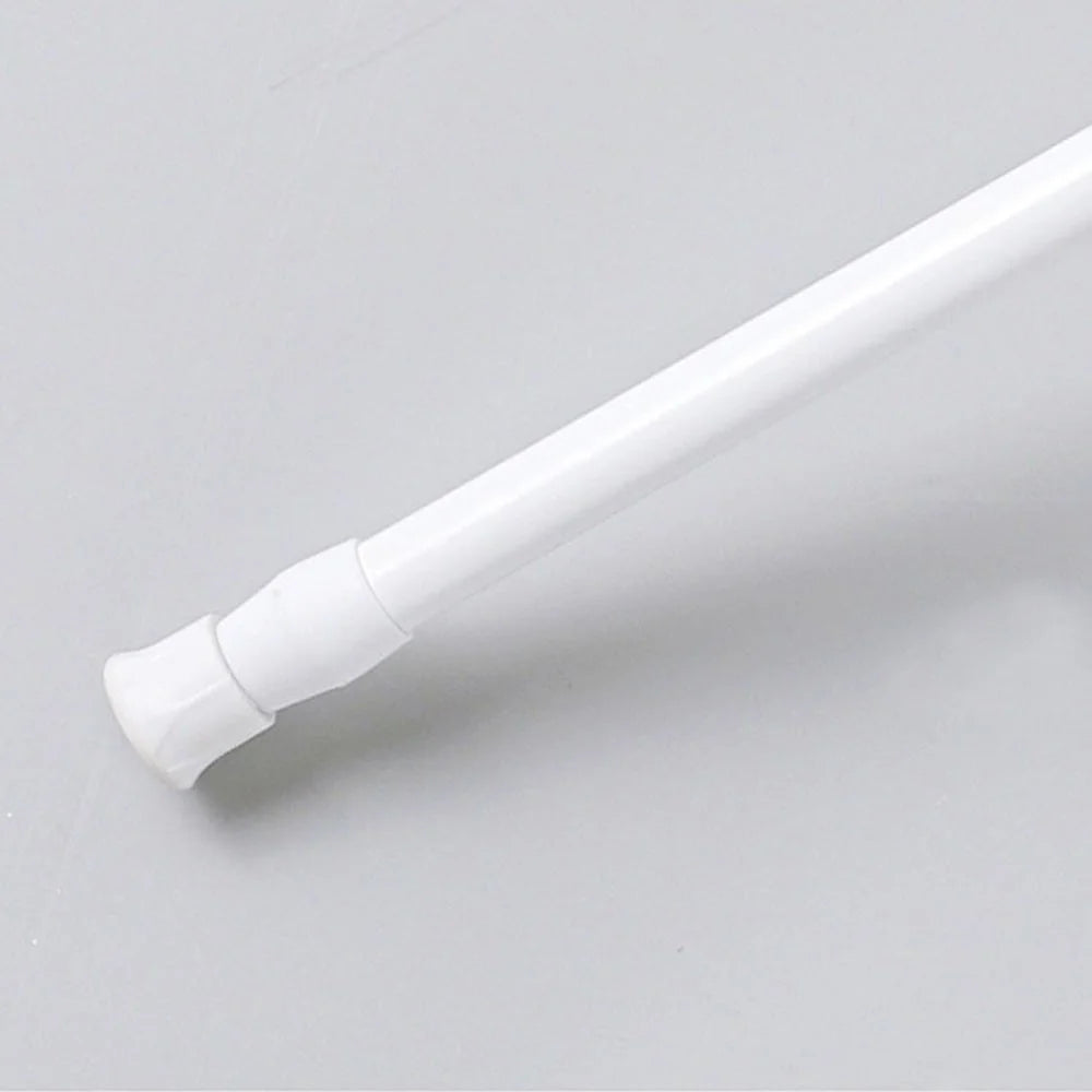 40-70CM Telescopic Tension Curtain Rod Wardrobe Clothes Hanger Rod No Drill Curtain Hanger Pole - 7