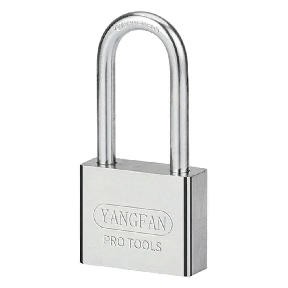 YANGFAN Waterproof Padlock 50mm Long Shackle Rustproof Security Lock with 3 Keys for Home  /  Outdoor Protection - 1
