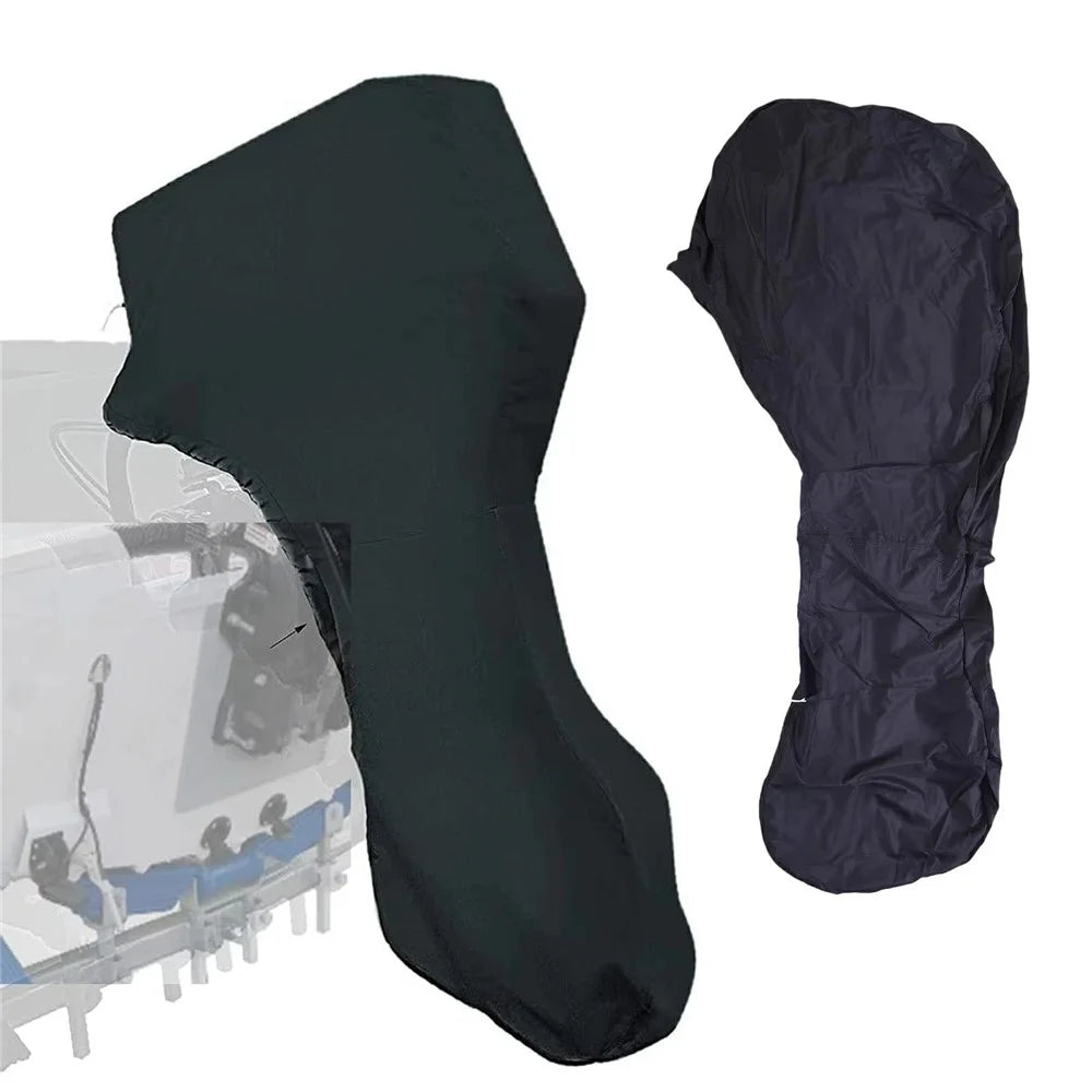 420D 20-30HP Oxford Outboard Engine Cover Waterproof Dustproof Full Coverage Boat Motor Cover 165cm Circumference 137cm Height - 1