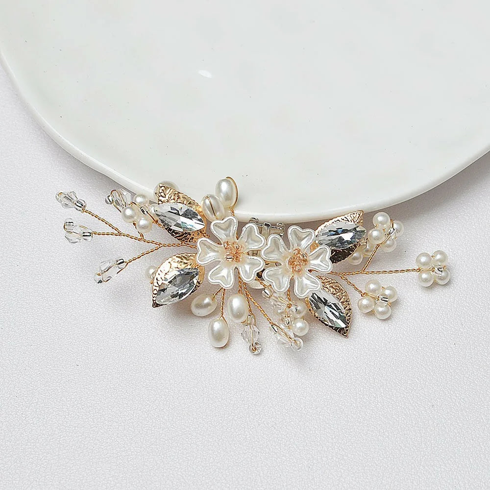 Bridal Shoe Clips DIY Accessory Removable Flower Clips Shoes Decoration Versatile Style for Wedding / Daily - 6