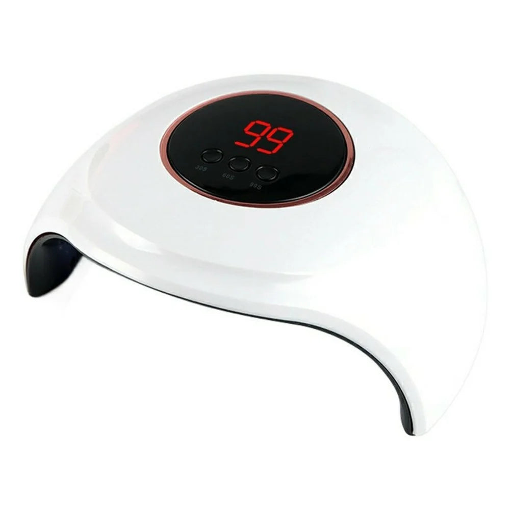 SML T13 12-LED Nail Lamp UV Curing Light Professional Dual Light Source for Nail Art  /  Gel Polish  /  Manicure - White - 1