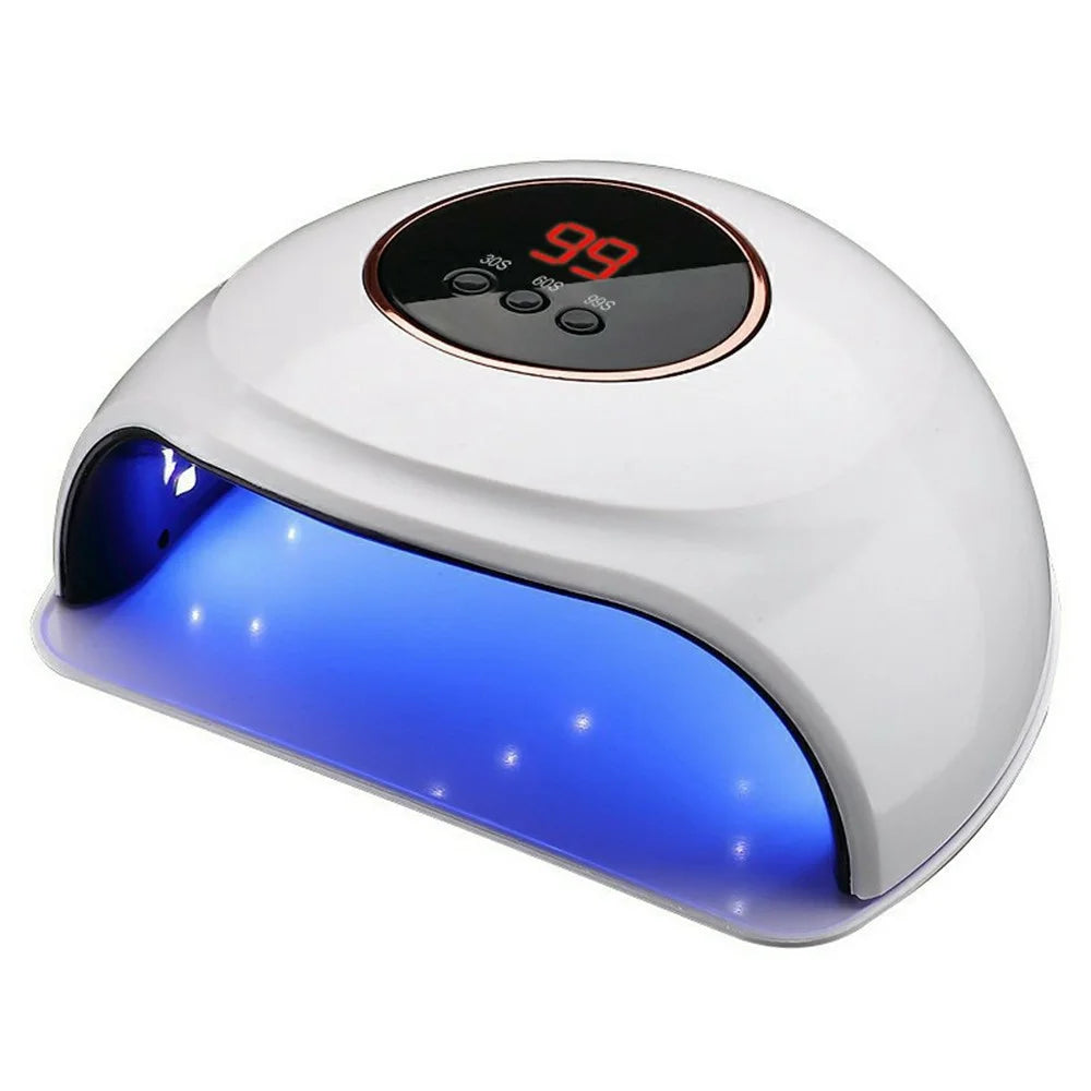 SML T13 18-LED Nail Lamp with Base UV Curing Light Professional Dual Light Source for Nail Art  /  Gel Polish  /  Manicure - White - 1