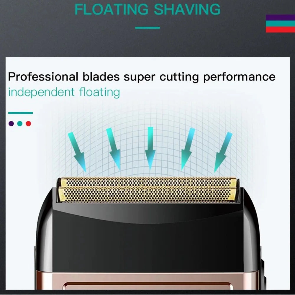 VGR V-331 Portable Electric Shaver Floating Head USB Rechargeable Pocket Razor for Men - 5