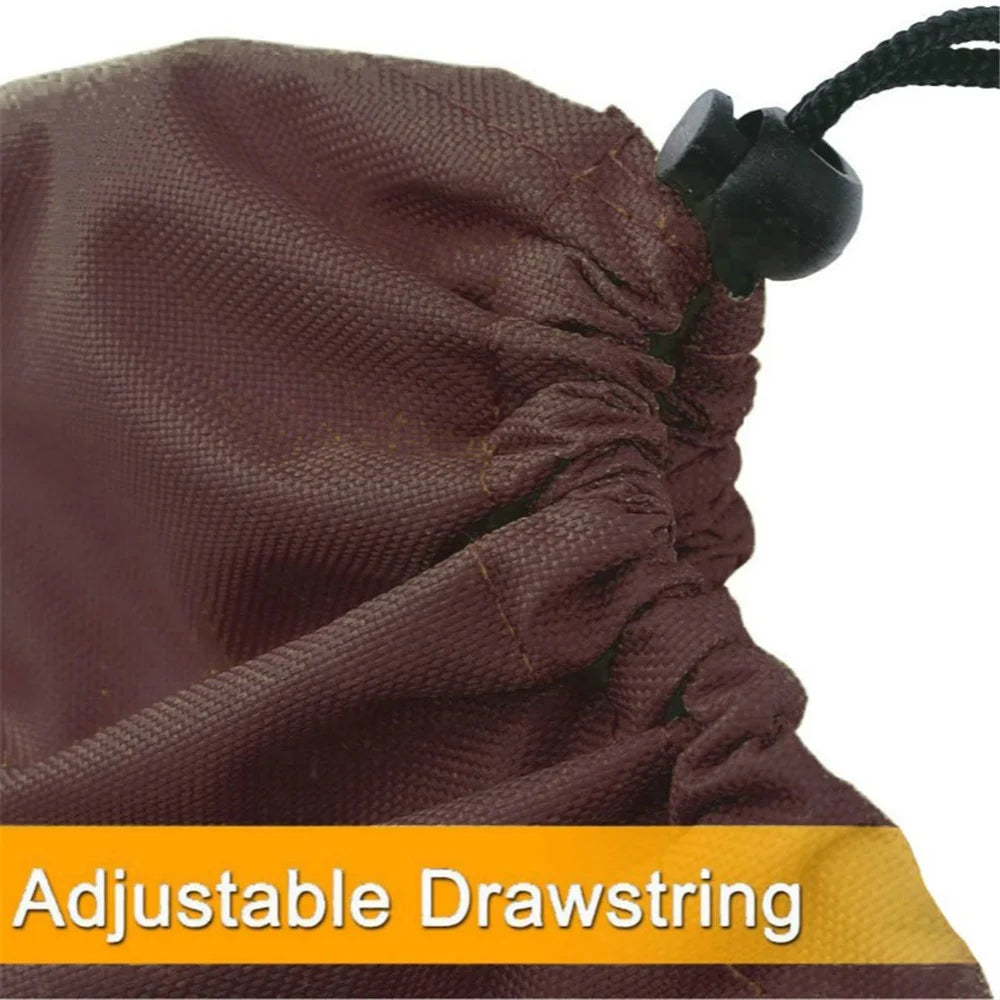KG0119 Garden Fountain Dust Cover Waterproof Cover Outdoor Sculpture Statue Cover Protector - Black - 3