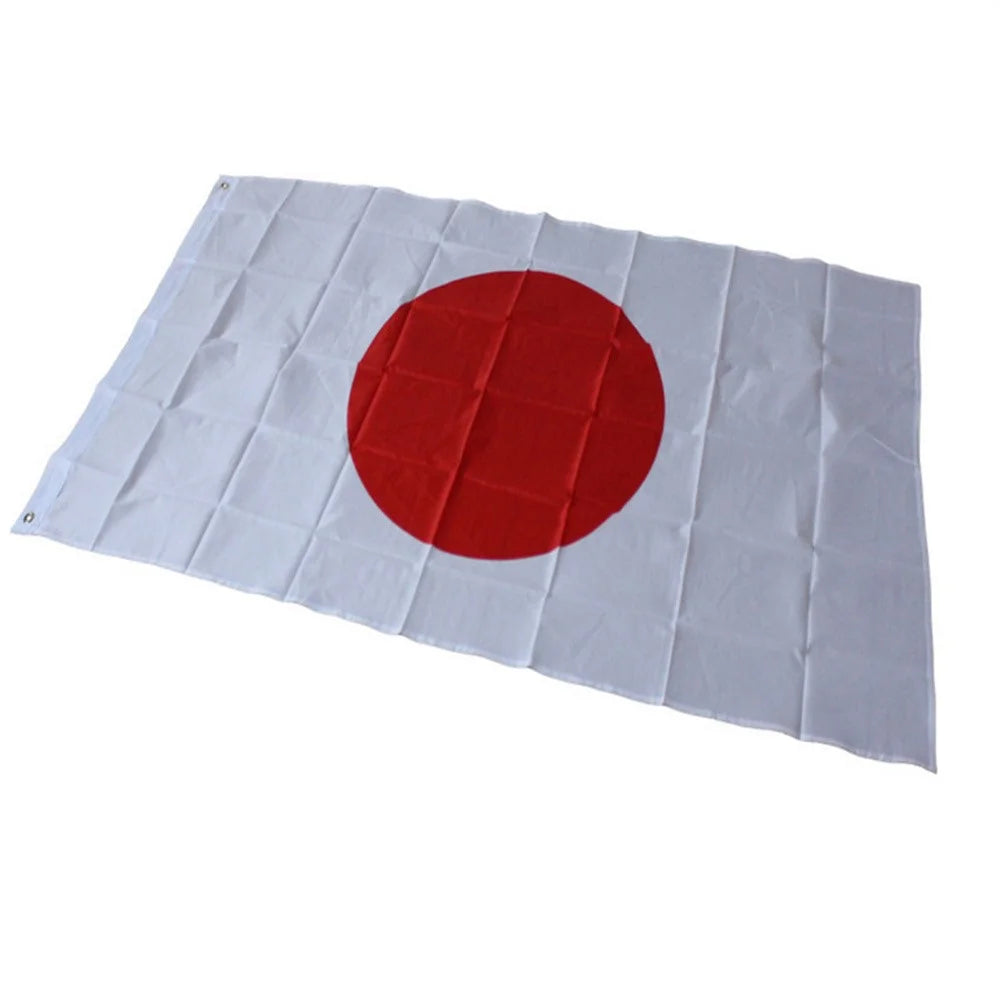 90x150cm 3x5ft Japan Flag Polyester National Flag with Grommets for Outdoor Indoor - 1