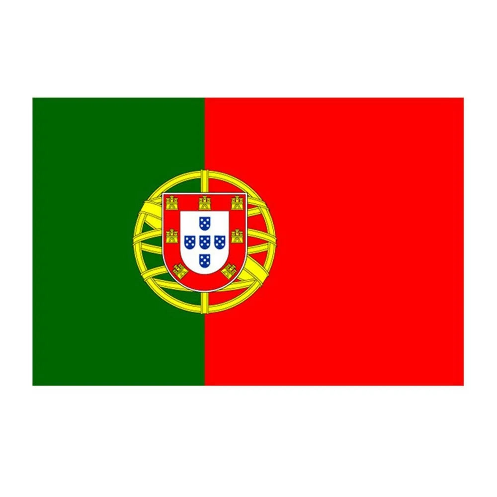 90x150cm 3x5ft Portugal Flag Polyester National Flag Banner for Outdoor Indoor Display Party Decoration - 1