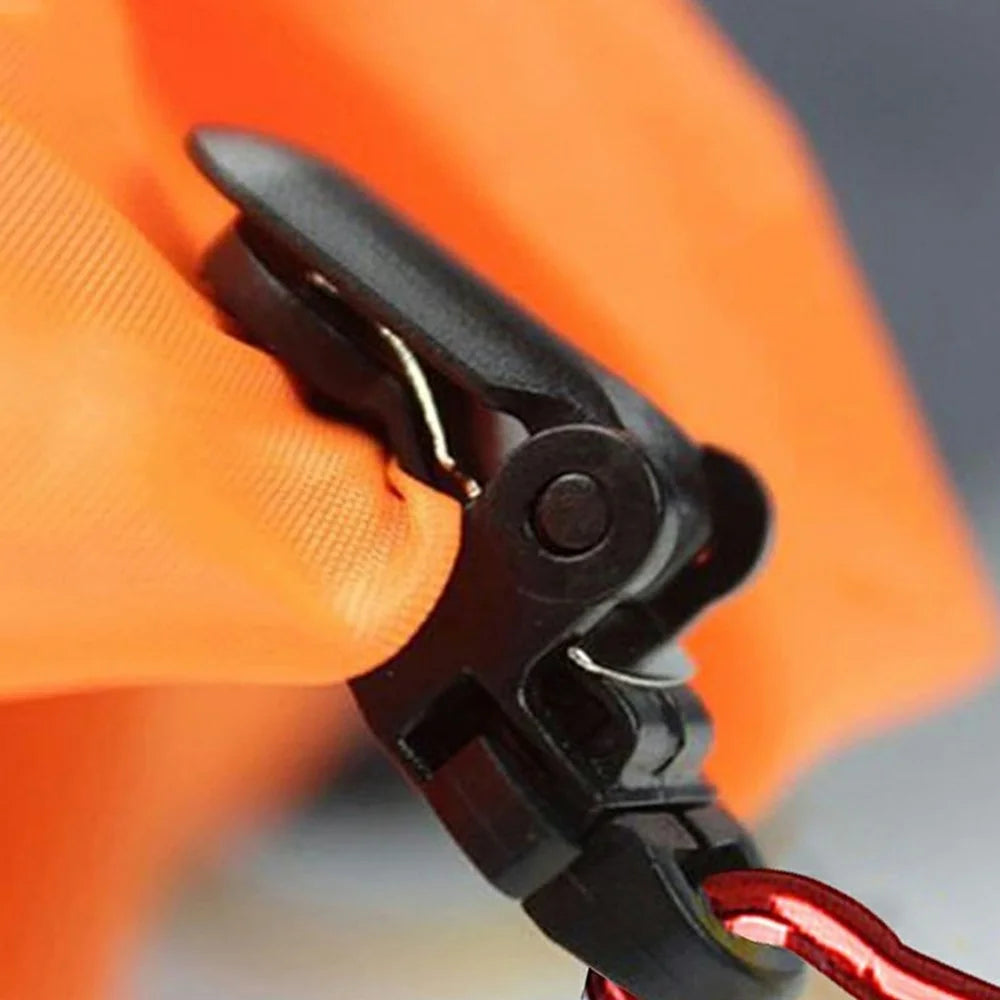 5Pcs Alligator Clip with Carabiner Tent Tarp Awning Canopy Fastener Clamp for Outdoor Camping - 4