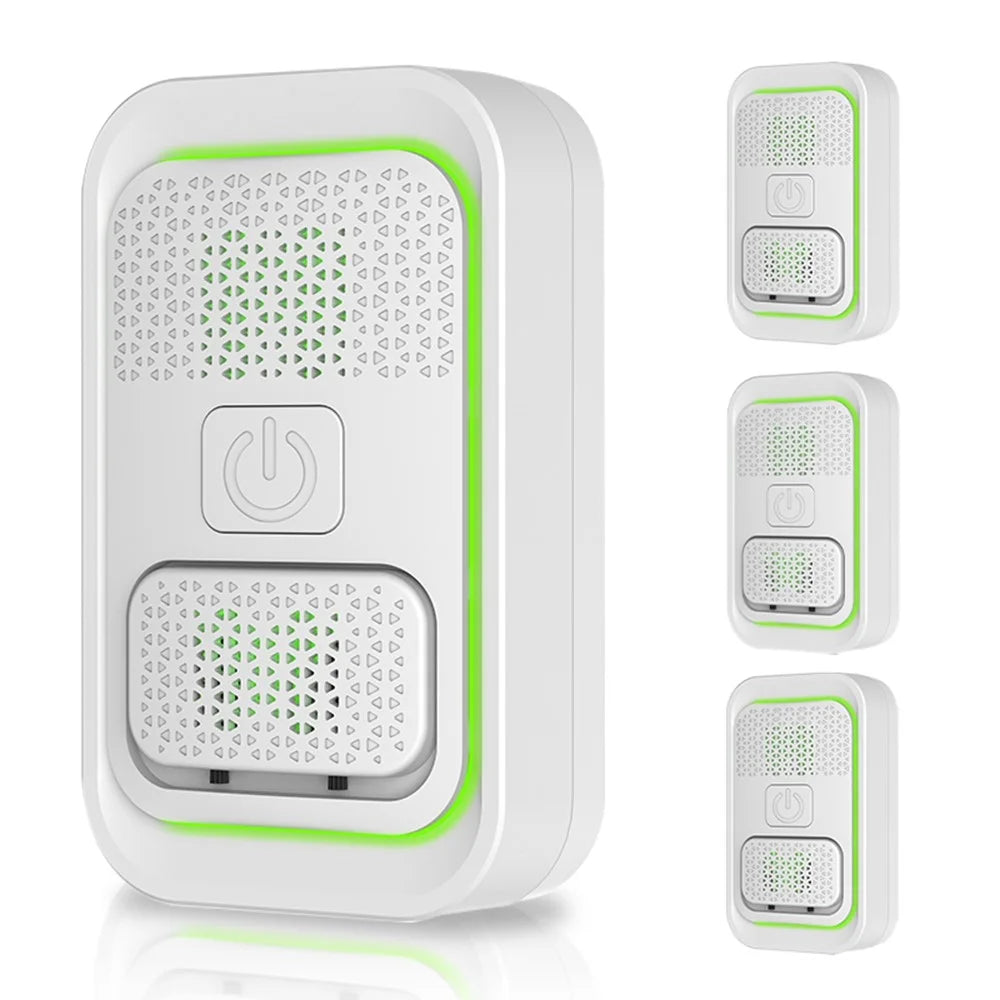 613 Negative Ion Air Purifier Plug-in 1W Ultra Quiet Filter-Free Odor Eliminator for Home, EU Plug - White - 2