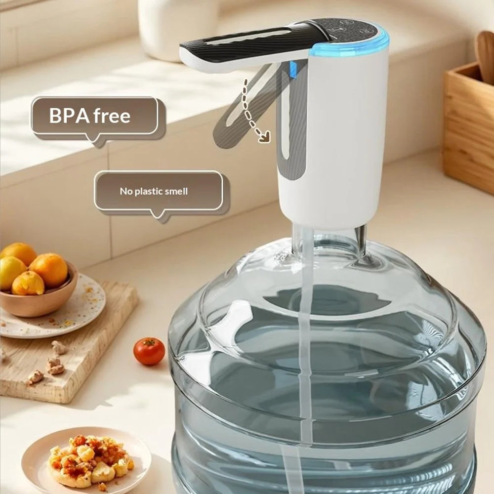 AP139 Dual Outlet Electric Water Dispenser Pump Foldable Spout for 4.5-18.9L Bottles - 3