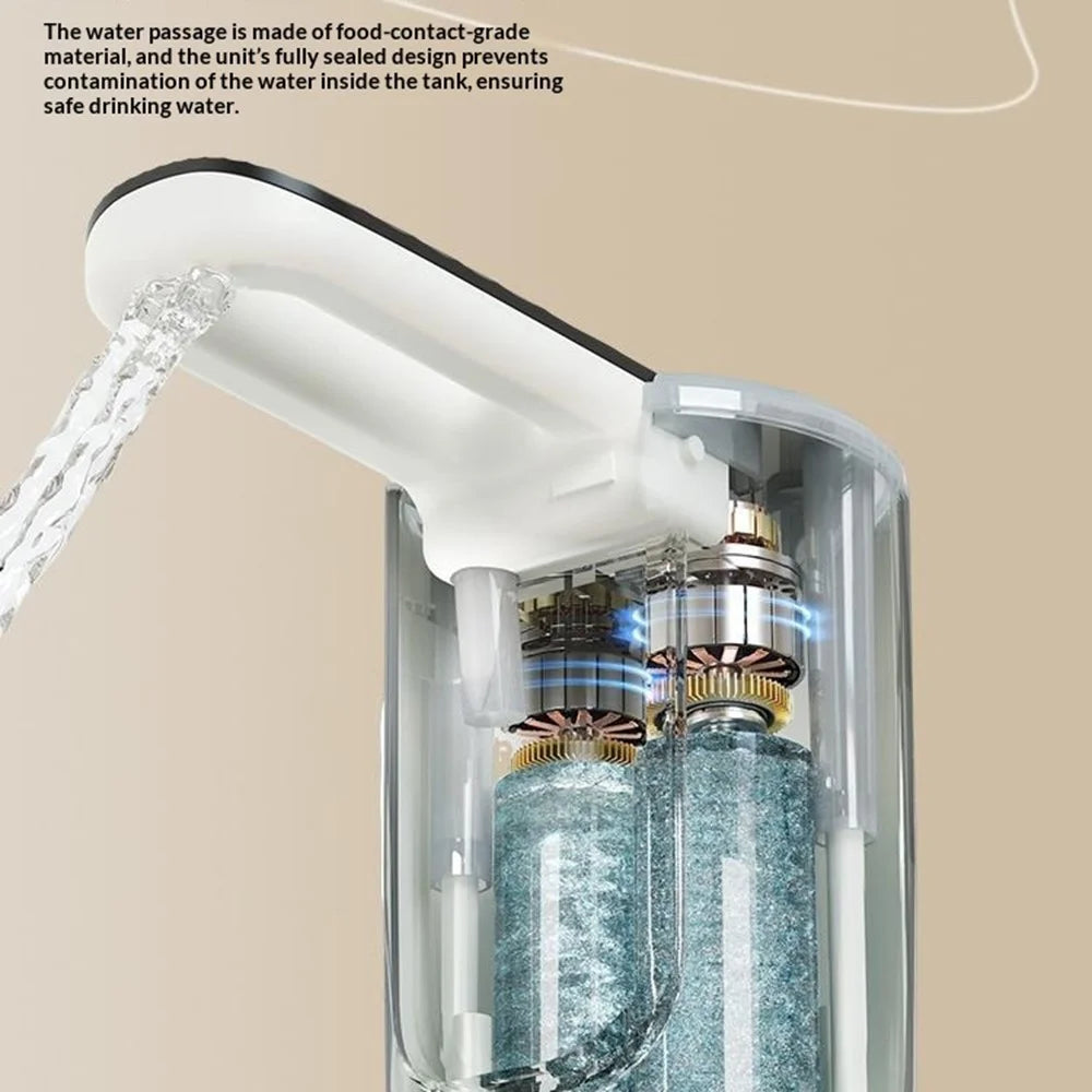 AP139 Dual Outlet Electric Water Dispenser Pump Foldable Spout for 4.5-18.9L Bottles - 4
