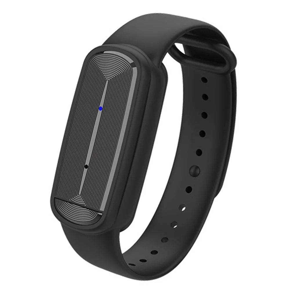 M90 Electronic Ultrasonic Mosquito Repellent Bracelet Outdoor Anti-Mosquito Pest Control Wristband - Black - 1