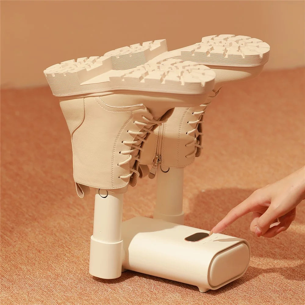 SOTHING Pro Shoes Dryer PTC Heating Constant Temperature Foldable Footwear Dryer with Timer, EU Plug - Sterilization Version - 3