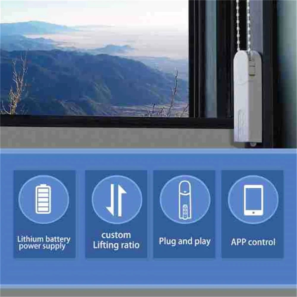 LY-1690 Built-in WiFi Remote Control Smart APP Control Rolling Shade Motor - 4