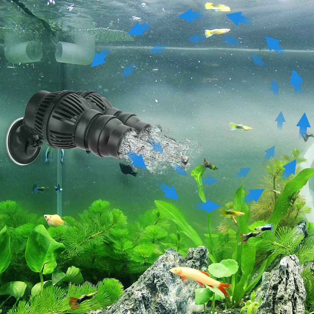 RS-109A 12W 6000L / H Single-head Flow Maker Pump Fish Tank Wave Making Pump, EU Plug - 2