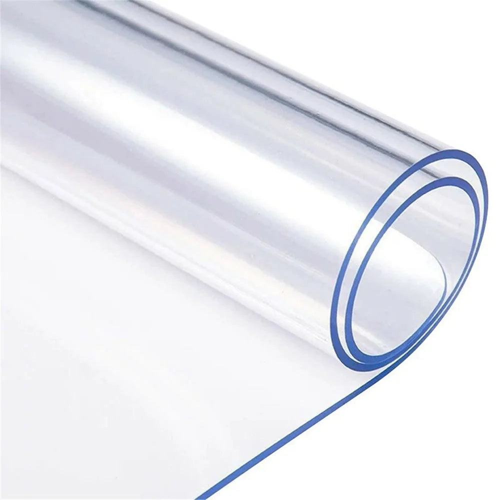 60x90cm 1.5mm Thickness PVC Waterproof Study Table Mat Transparent Desk Pad - 1